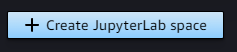 「Create JupyterLab space」ボタン